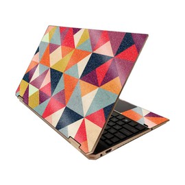 MightySkins Glossy Glitter Skin for HP Spectre x360 15" (2020) - Bright and Happy | Protective, Durable High-Gloss Glitter Finish | Easy to Apply, Remove, and Change Styles | Made in The USA