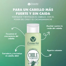 Shampoo De Chile, Control Caída 500ml - Ensueño                                                                                                       