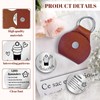 Kabwea Positive Hug Token with Practical Leather Bag, Ideal as