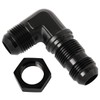 Podavelle 10AN Male Flare 90 Degree Bulkhead Fitting Adapter with