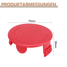 Yweller 1600A00X61 1600A00DU0 Grass Trimmer Cover Spool Cover Suitable for Bosch ART 27+ 30+ 24+ ART 24/27/30, Pack of 2 High Quality Spool Cover