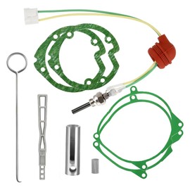 Niutudza Diesel Heater Glow Plug Repair Kit, 12V/24V 5KW 8KW Parking Diesel Heater Glow Ignition Plug Kit with Filter, Fit for Car Heater Repair Parts, Diesel Heater Accessories