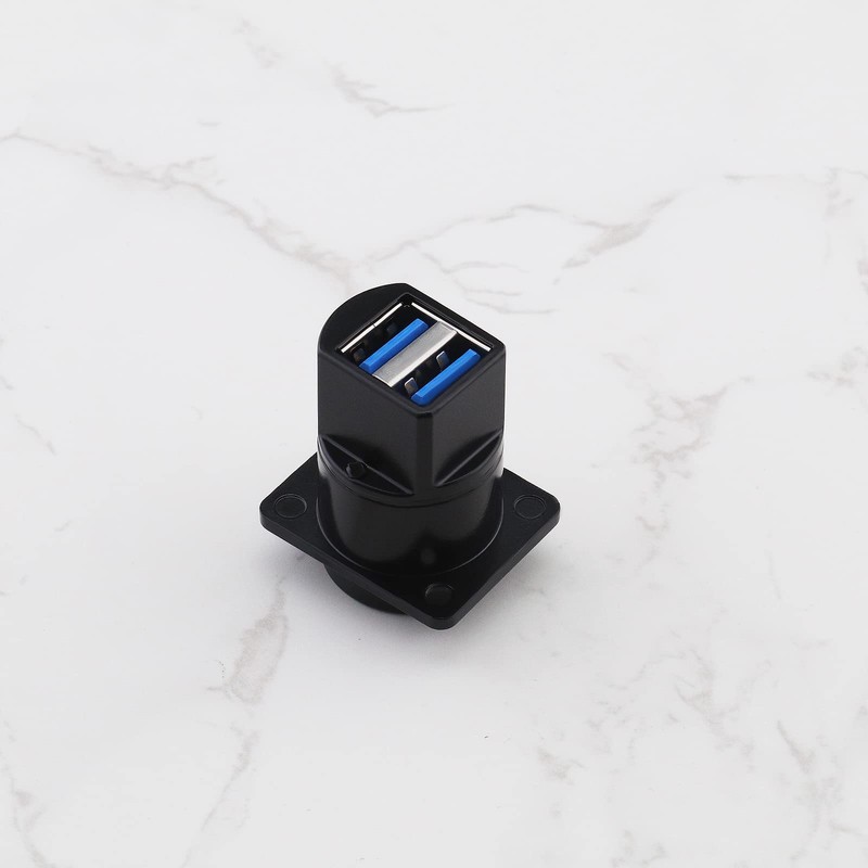 Create idea Dual USB 3.0 D Panel Solderless Connector USB