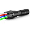 L'lysColors 4 in 1 LED Flashlight, White, Red, Green &