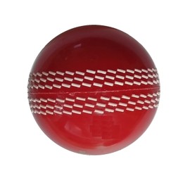 TIMA Sports Fun Poly Hard Synthetic Red Cricket Ball (Red Pack of 1)