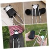 Ipetboom 2pcs Leather Stethoscope Holder Stethoscope Protector with Sturdy Clip