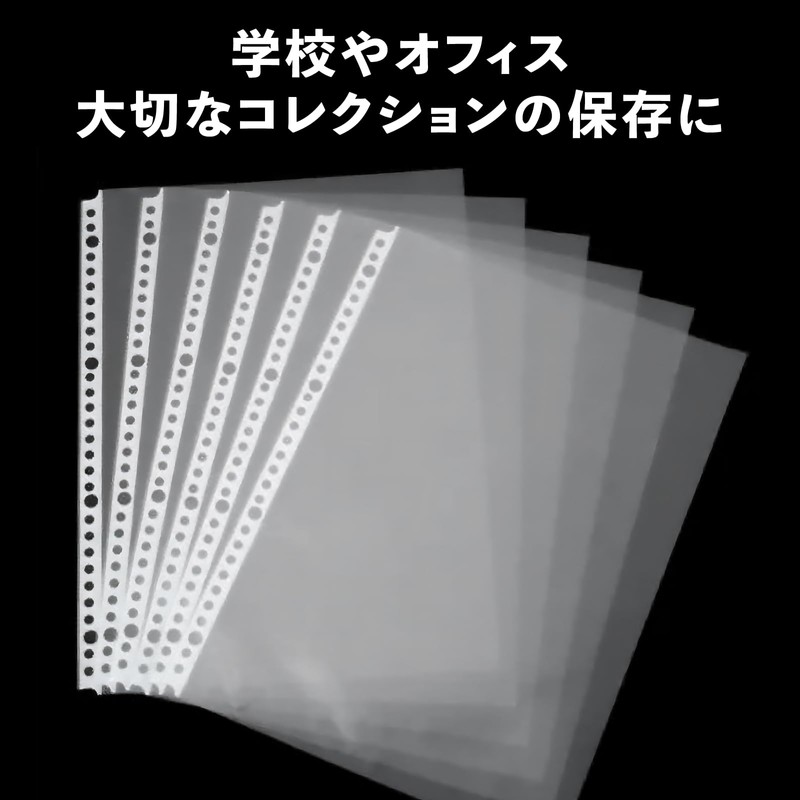 Clear Pockets [100 Sheets] Pocket File Replaceable (B5 [100 Sheets])