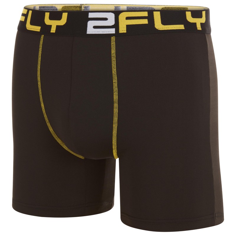 2FLY Mens Boxer Briefs 3 Pack Ultra Soft, Active Stretch