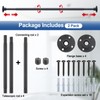 Heavy Duty Shower Curtain Rod - 28 to 62" Fixed
