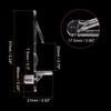 uxcell Plastic Locking Shelf Pins, 20pcs Clear Self-Locking Shelf Support