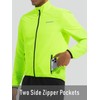 qualidyne Men’s Lightweight Cycling Jacket, Windproof Water-Resistant Bike Windbreaker with