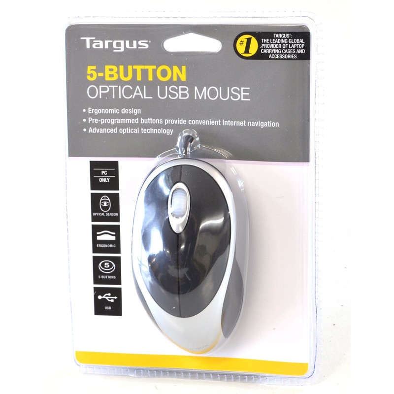 Targus Wired Ergo Mouse - Mouse - optical - 5