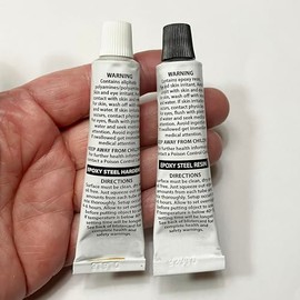 M01322 MOREZMORE Threadlock Epoxy Glue Steel Reinforced 2 oz for Ball and Socket Stop Motion Puppet Armature Humanly Posable Armature Parts HPA