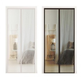 Samjeong 461 Premium Medium Magnetic Door Screen for Entryways White