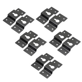 Fahgaer Speaker Wall Mount Bracket Ceiling Stand Clamp Surround Speaker Rear Hook Hanger Plate for Speaker Accessories