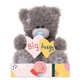 Me To You Bear 7" Big Hugs Hearts, Grey and Blue