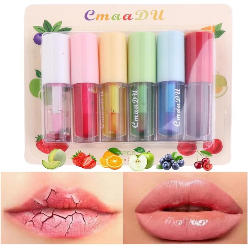 Labial Gloss Hidratante que Cambia de Color – Set 6