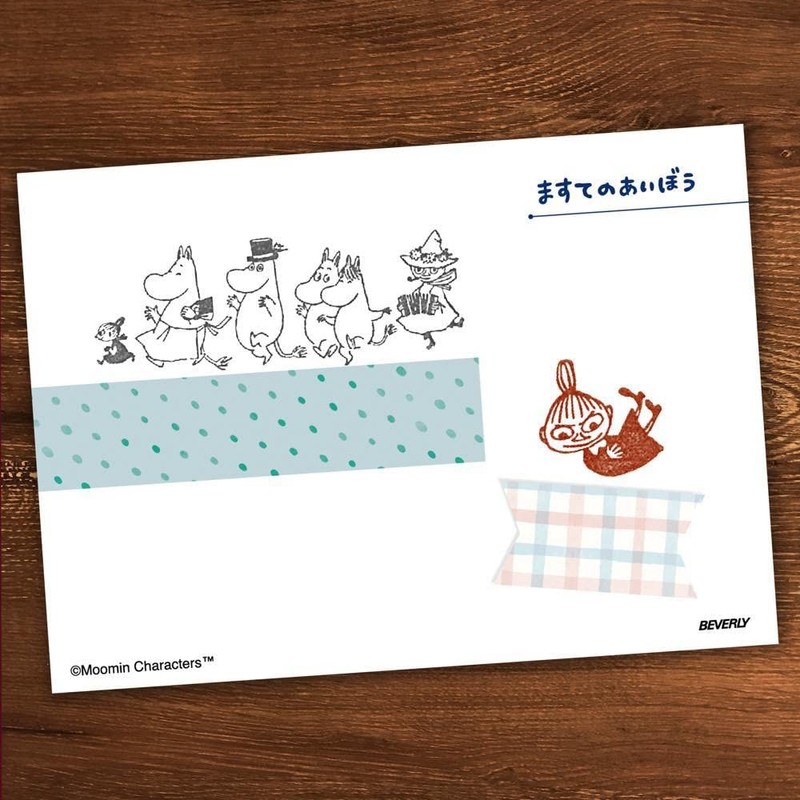 Beverly Moomin Stamp Stamp TSW-137 Moomin Family