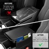 Car Center Console Cover, PU Leather Armrest Pad Cover, Universal