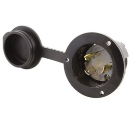 AC WORKS Super Durable Industrial Grade Locking Power Input Inlet (CS6375 50Amp Metal Box)