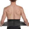 Rhinocerosdance Back Support Brace with Support Struts and Adjustable Pull