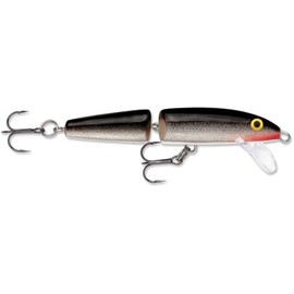 Rapala J9-S Minnow Floating Jointed Lure, 3.5 inches (9 cm), 0.2 oz (7 g), Silver, S