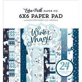 Echo Park Paper MAG Paper 6X6 PAD, Winter Magic, One Size