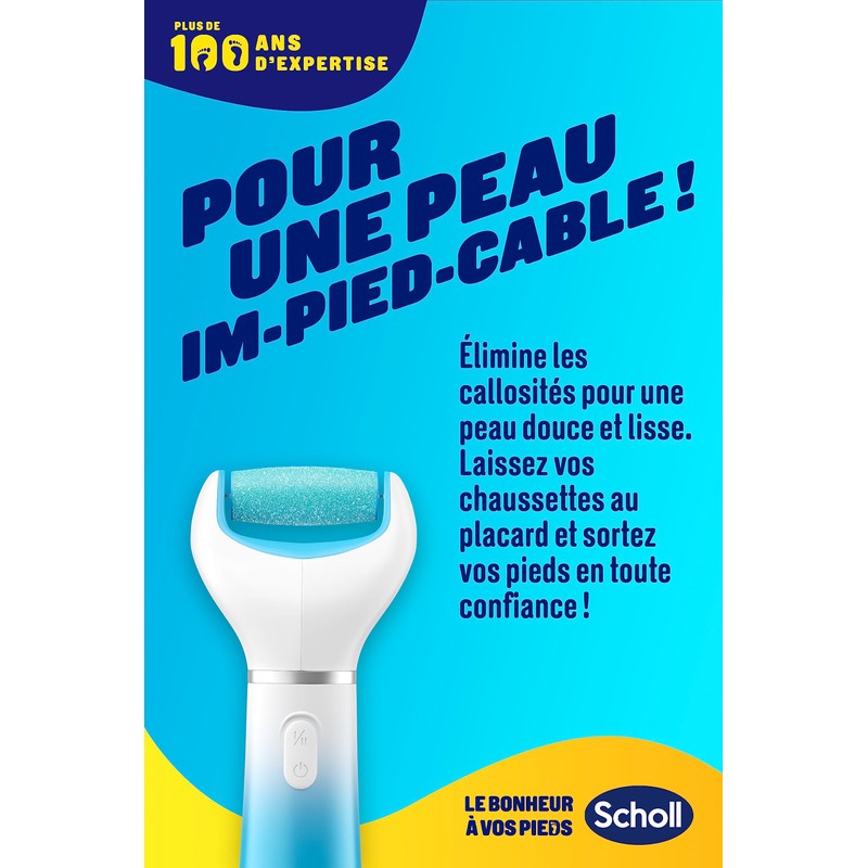 Scholl Velvet Smooth Electronic Foot File with Marine Minerals
