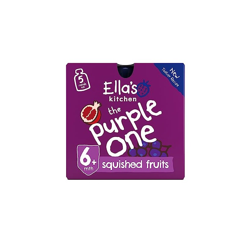 Ella's Kitchen The Purple One Fruit Smoothie, 5 x 90g