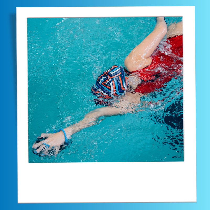Sporti Power Swim Paddles - Swimming Training Hand Paddles -