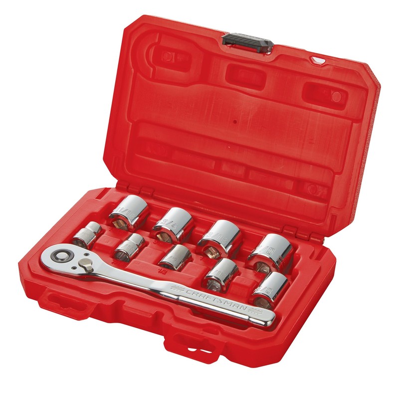 CRAFTSMAN 10 Pc Mechanics Tool Set with 72-tooth Low Profile