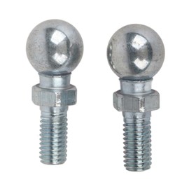 DOACT 2 Pcs Stainless Steel Ball Hex Bolt for Gas Struts - M10 7mm Tailgate Compatible - Silver