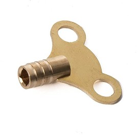 Select Radiator Brass Air Bleed Key - Pack of 2 Radiator Keys