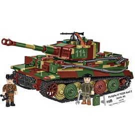 COBI Musee des Blindes Historical Collection WWII Pz.Kpfw. VI Tiger Ausf. E Tank Vehicle Model