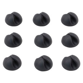 Bluelounge CableDrop Mini Black - Cable Management System for All Cables up to 5/16-inch