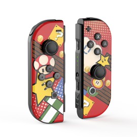 Neewon Wireless Controller Compatible with Switch OLED/Lite, Joypad Replacement for NS Console, Left and Right Controller for Switch(Red)