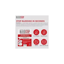 BleedStop™ First Aid Powder for Blood Clotting, Trauma Kit - 5 PK (15g) Pouches