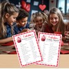 OXEDP Valentine's Day Party Games Card - Pack of 30