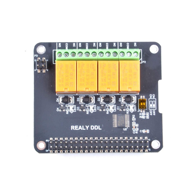 GeeekPi 4 Channel Relay Board Module for Raspberry Pi, Power