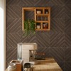 16-Pack Acoustic Wall Panels, 11.8" x 11.8" Peel and Stick