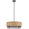VANZARLA 4-Light Modern Farmhouse Chandelier for Dining Room, Rustic Chandelier
