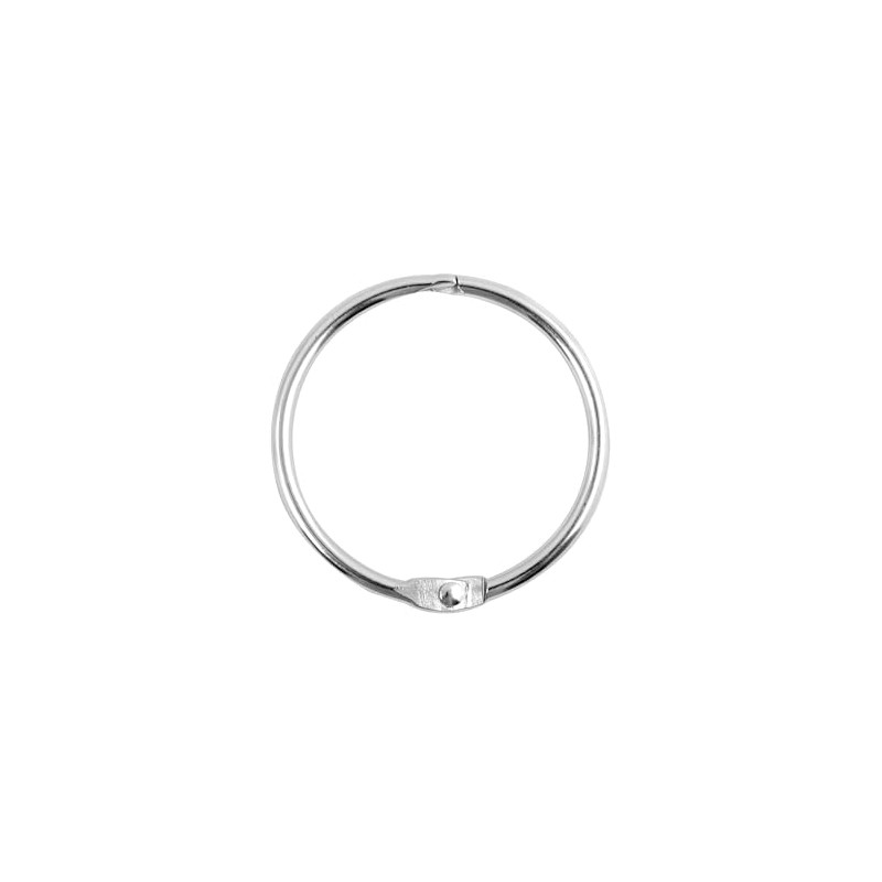 Spirella Ringo Shower Curtain Rings Pack of 12 Chrome Small
