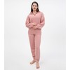 DAVID ARCHY Fleece Pajamas Women Fuzzy Warm Lounge Sets Winter