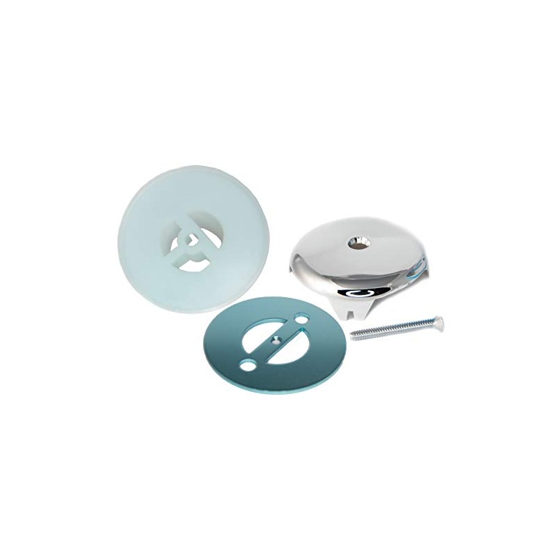 BlueVue 3 Tube Overflow Gasket Kit with overflow cover (chrome)
