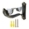 Tsnamay 2Pcs Double Curtain Rod Brackets Holders,1 Inch Retro Wall