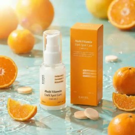 Raviel 고농축 비타C 3일 기미잡티이별 미백톤업 멀티비타민 세럼 50ml High-Concentration Vitamin C 3-Day Dark Spot Brightening Multi-Vitamin Serum 50ml [50ml x 1 piece]