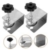 IWOWHERO 4Pcs Stainless Steel Adjustable Drawer Face Clamps Versatile Clamps