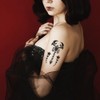 Oottati 15 Sheets Small Cute Hand Arm Temporary Tattoo Stickers