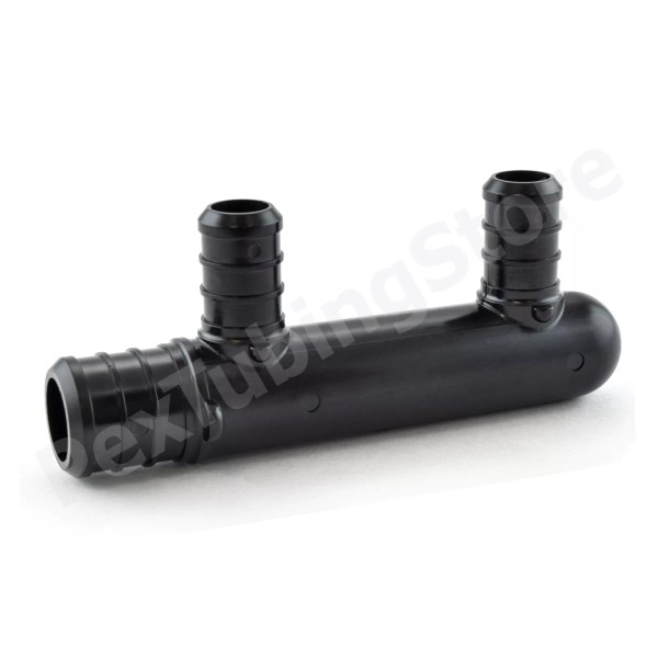2 Port, 1/2" Branches x 3/4" Trunk, Poly Alloy Lead-Free
