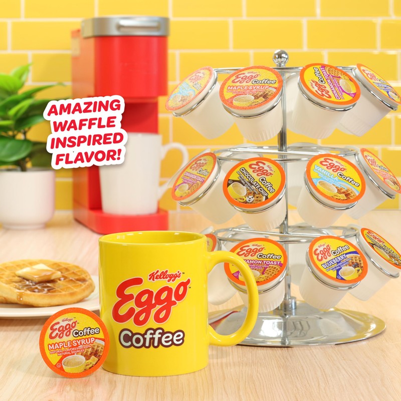 Eggo Beverages Maple Syrup Waffle Flavored Coffee Pods for Keurig